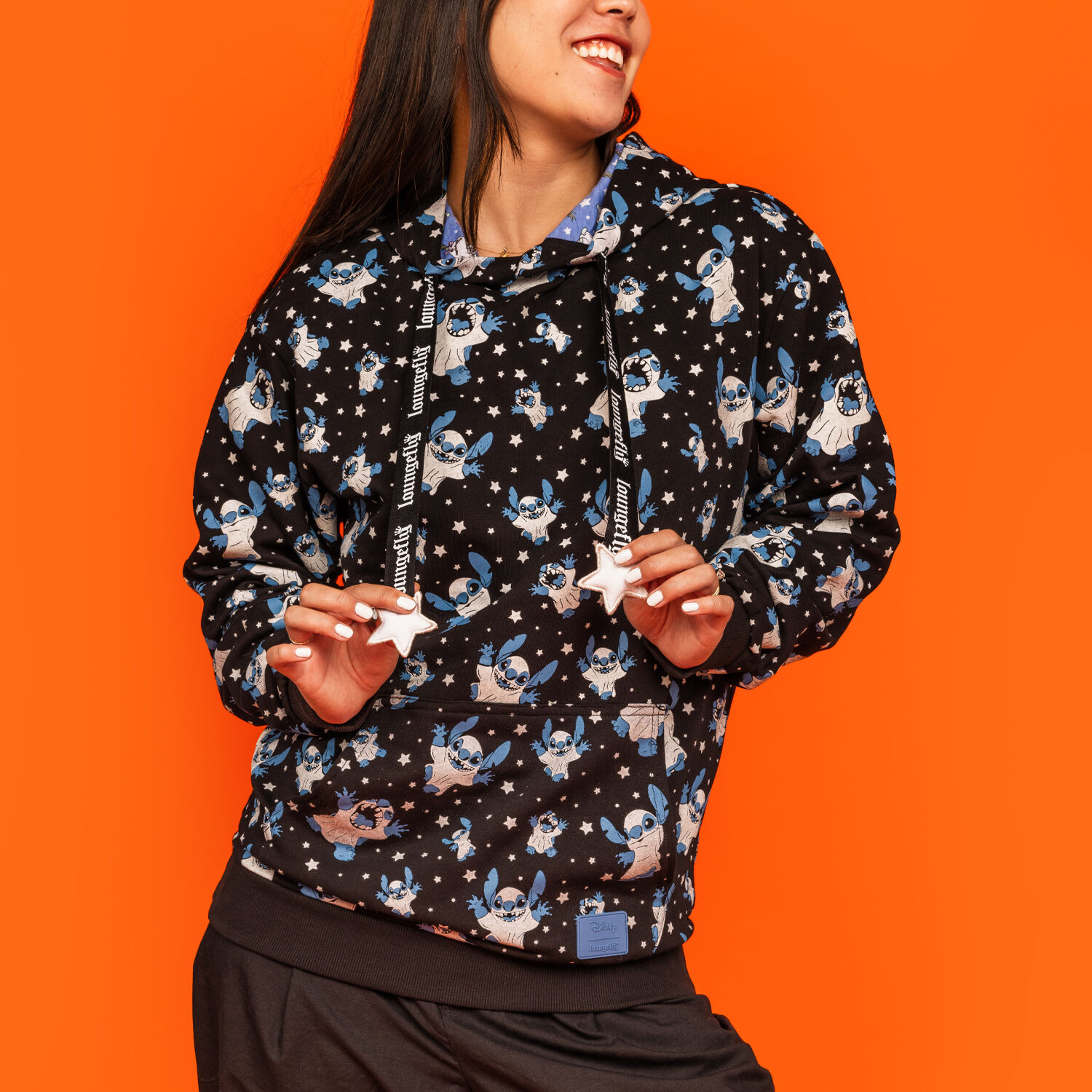 ★送料・関税込★Rest&Recreation★OVERSIZED STITCH HOODIE★ Disney Stitch Ohana Hoodie Blanket, Sherpa Fleece Oversized